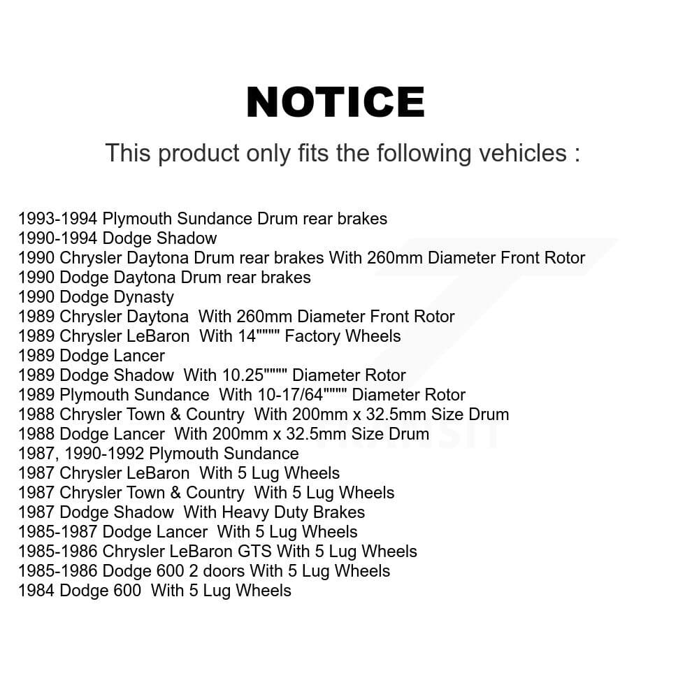 CMX - K8-102013 - Front and Rear Disc Brake Rotor Kits image 19
