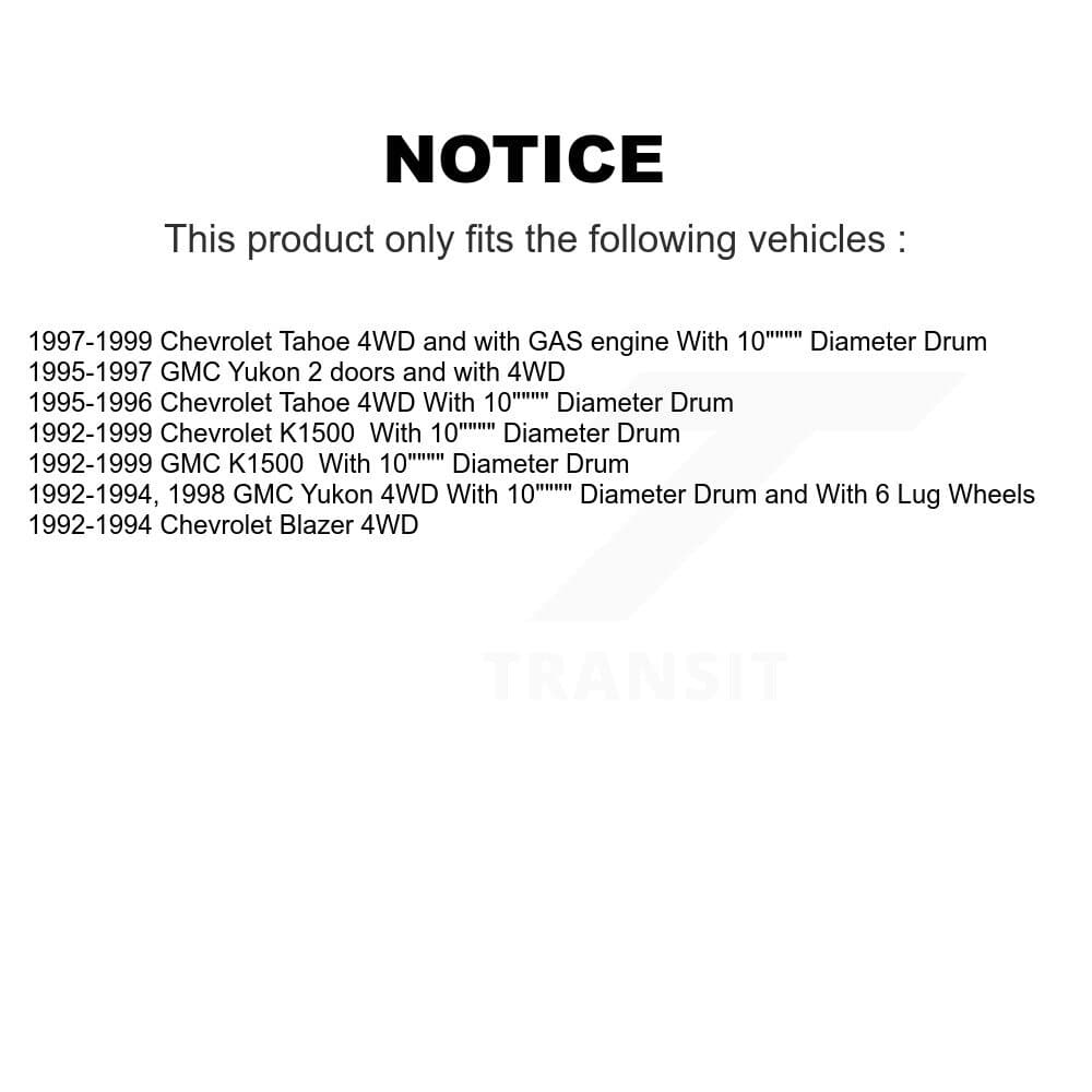 CMX - K8-102036 - Front and Rear Disc Brake Rotor Kits image 19