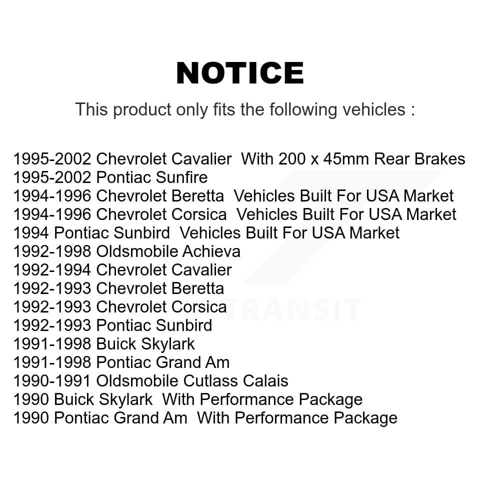 CMX - K8-102130 - Front and Rear Disc Brake Rotor Kits image 19