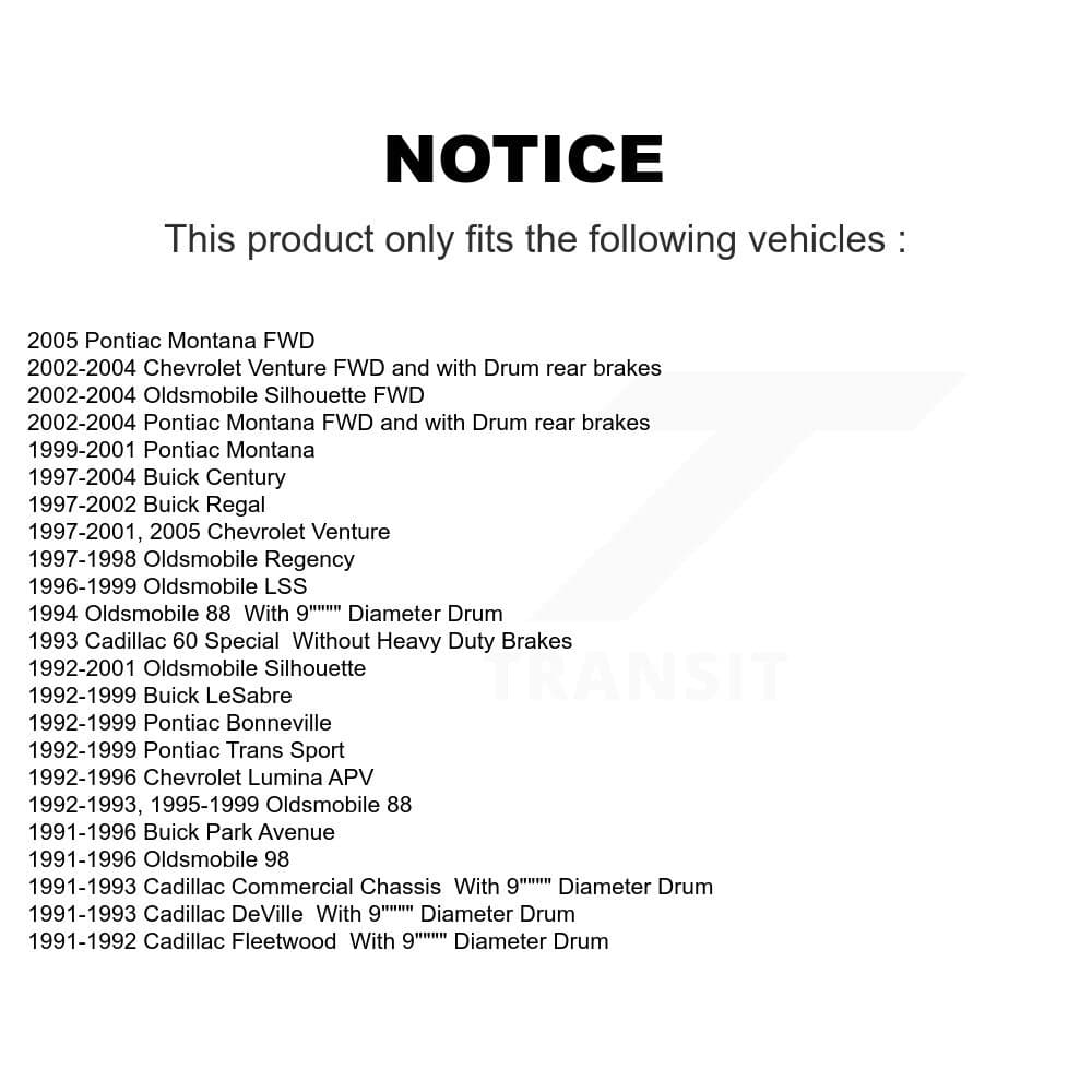 CMX - K8-102131 - Front and Rear Disc Brake Rotor Kits image 19