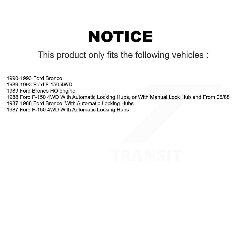 CMX - K8-102143 - Front and Rear Disc Brake Rotor Kits image 19
