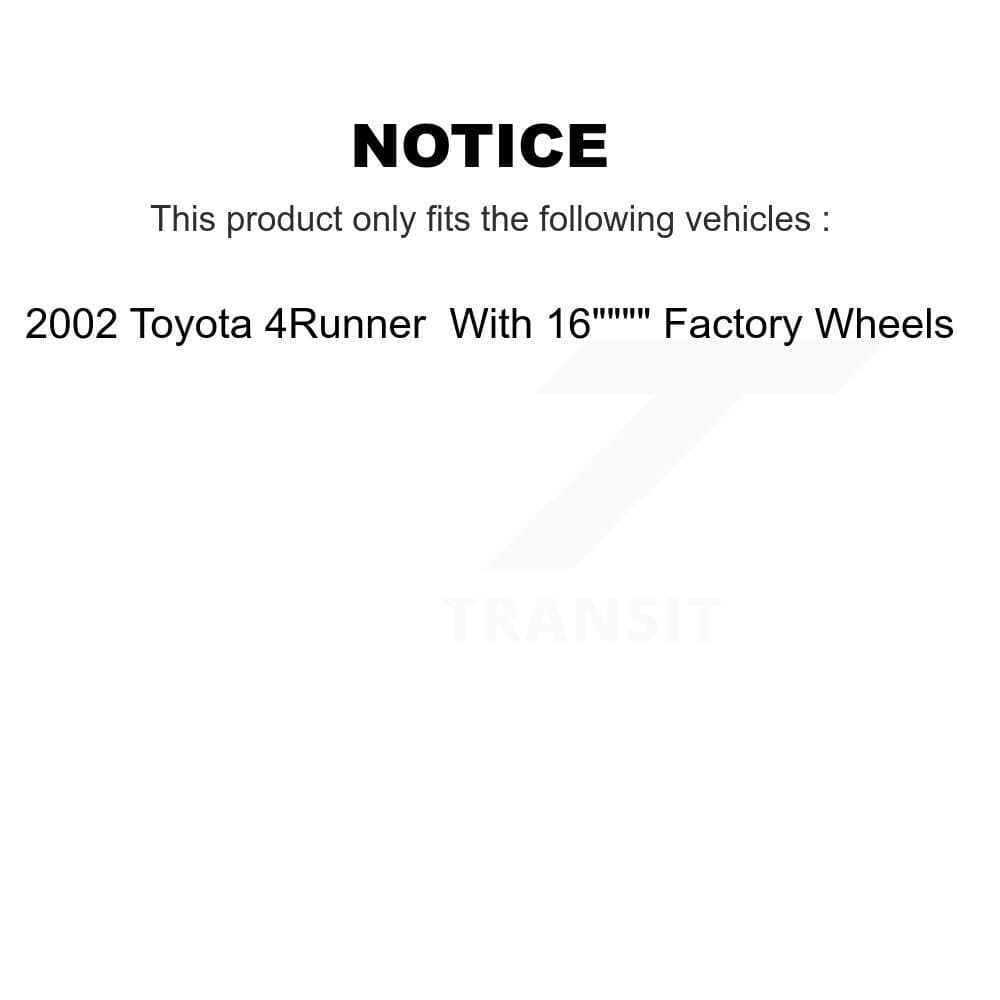 CMX - K8-102148 - Front and Rear Disc Brake Rotor Kits image 19