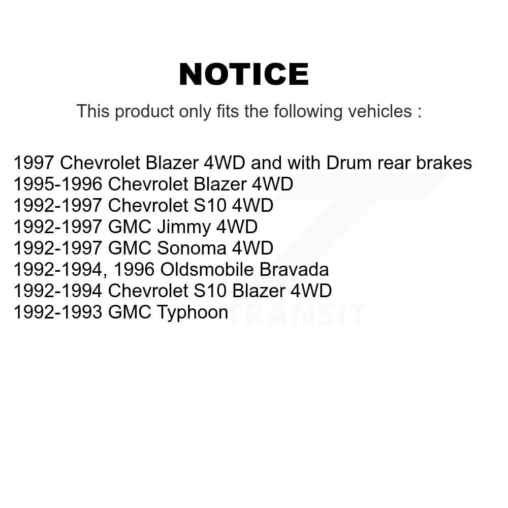 CMX - K8-102183 - Front and Rear Disc Brake Rotor Kits image 19