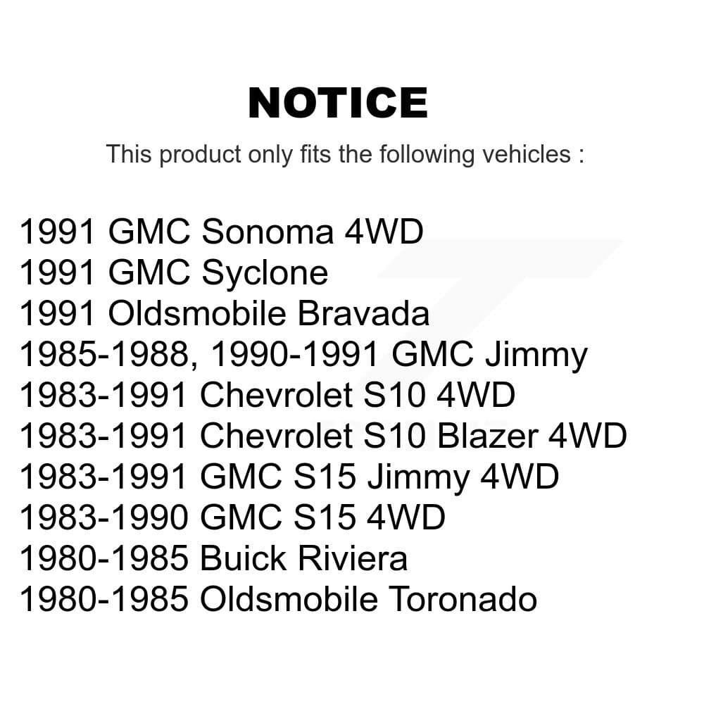 CMX - K8-102184 - Front and Rear Disc Brake Rotor Kits image 19