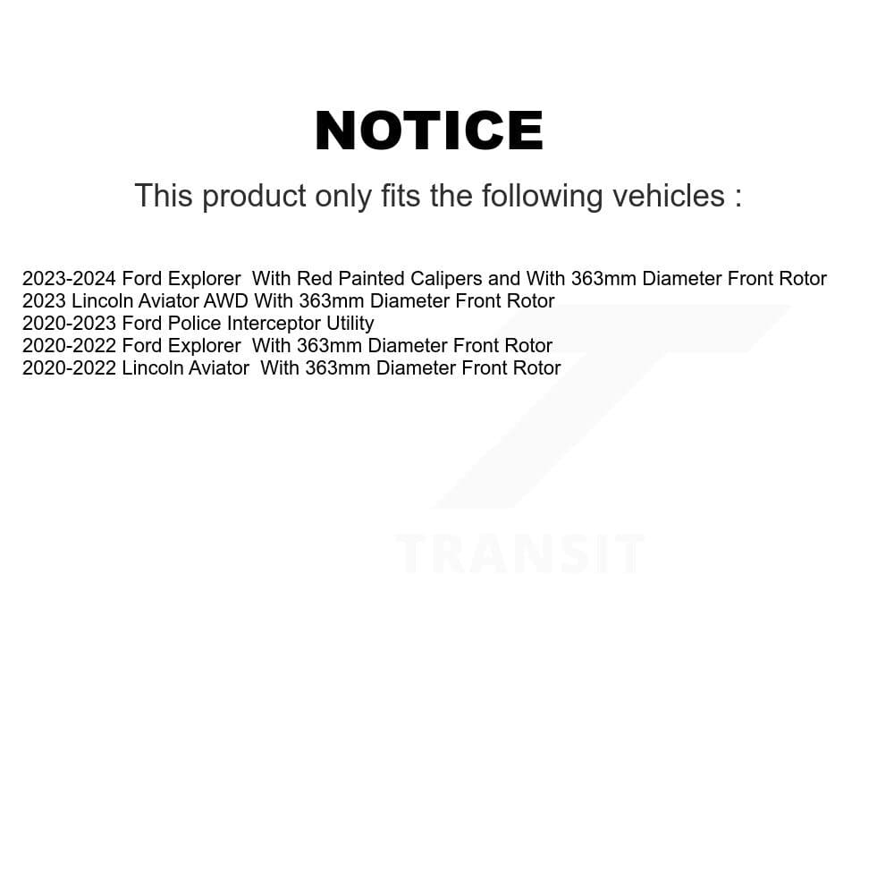 CMX - K8-102299 - Front Disc Brake Rotor Kits image 13