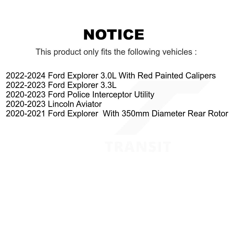CMX - K8-102322 - Rear Disc Brake Rotor Kits image 13