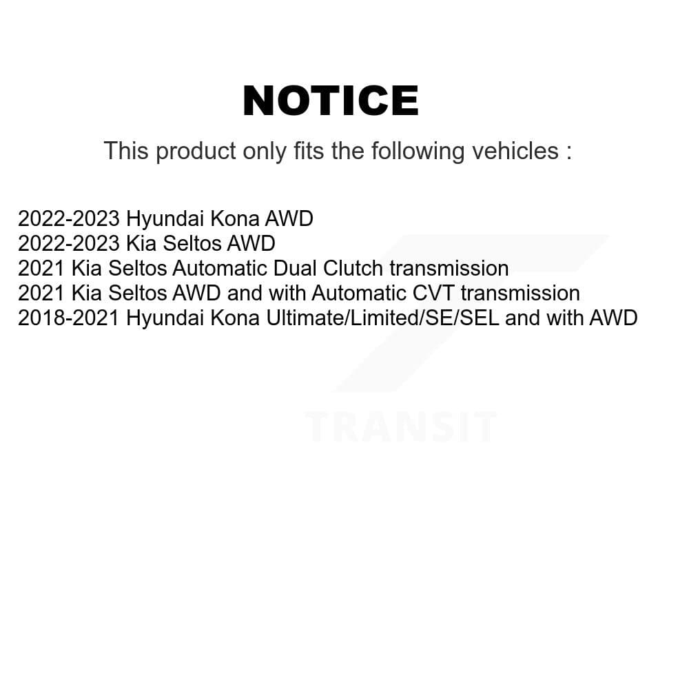 CMX - K8-102340 - Rear Disc Brake Rotor Kits image 13