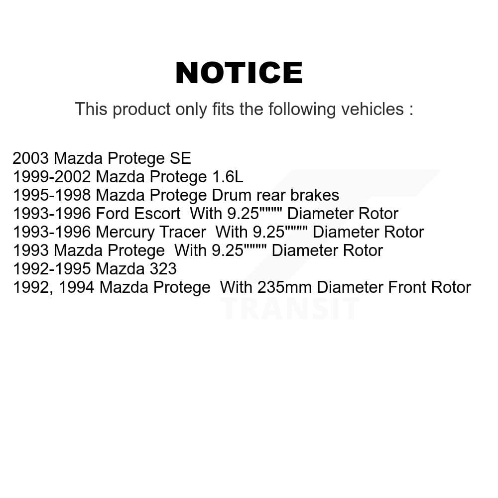 CMX - K8-102407 - Front and Rear Disc Brake Rotor Kits image 19