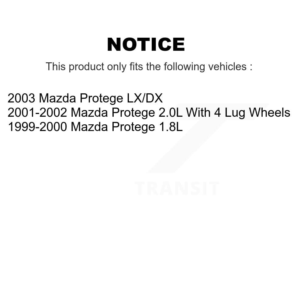 CMX - K8-102408 - Front and Rear Disc Brake Rotor Kits image 19