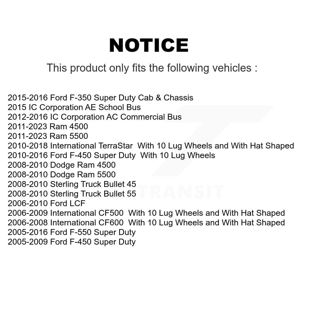 CMX - K8-102468 - Rear Disc Brake Rotor Kits image 13