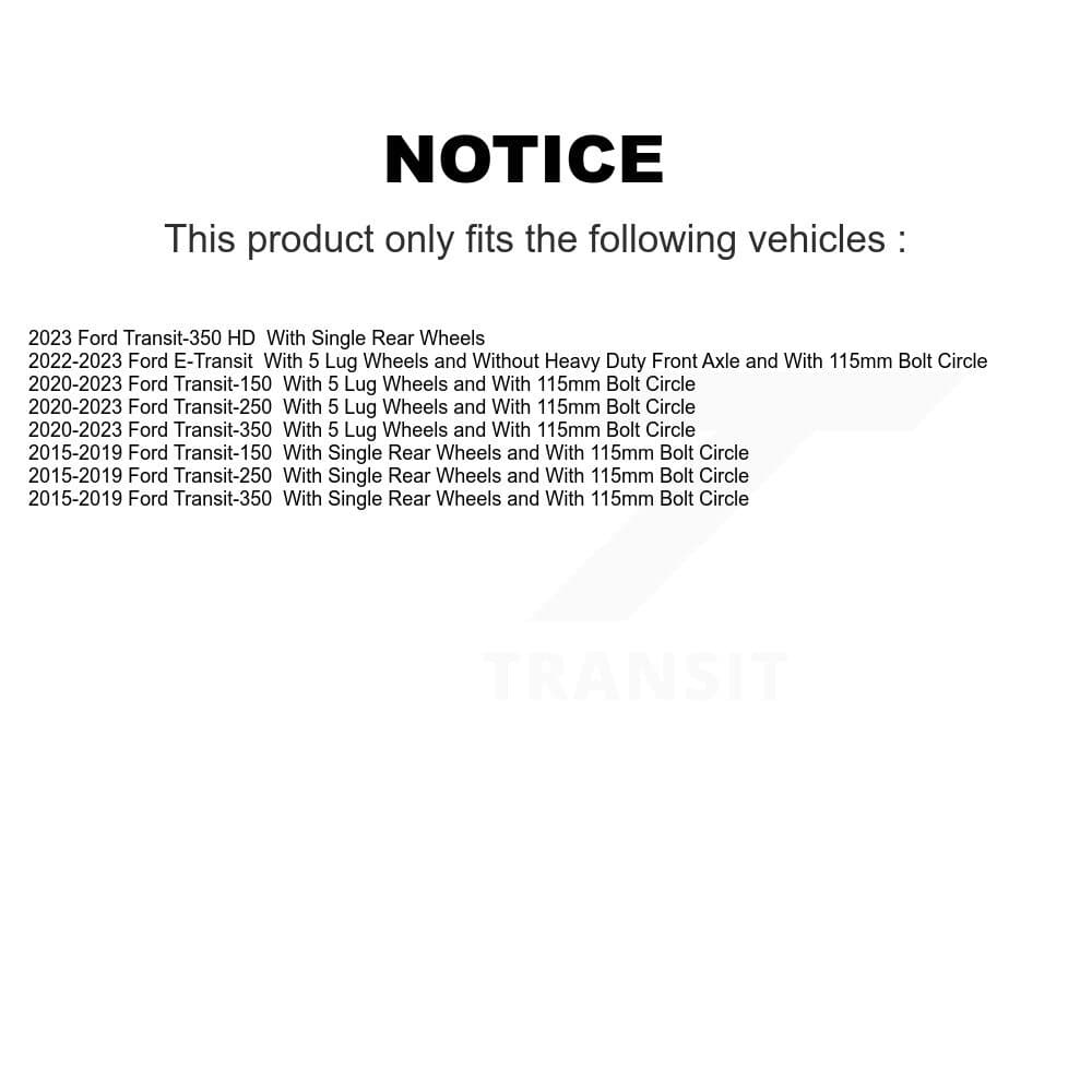 CMX - K8-102503 - Front Disc Brake Rotor Kits image 13