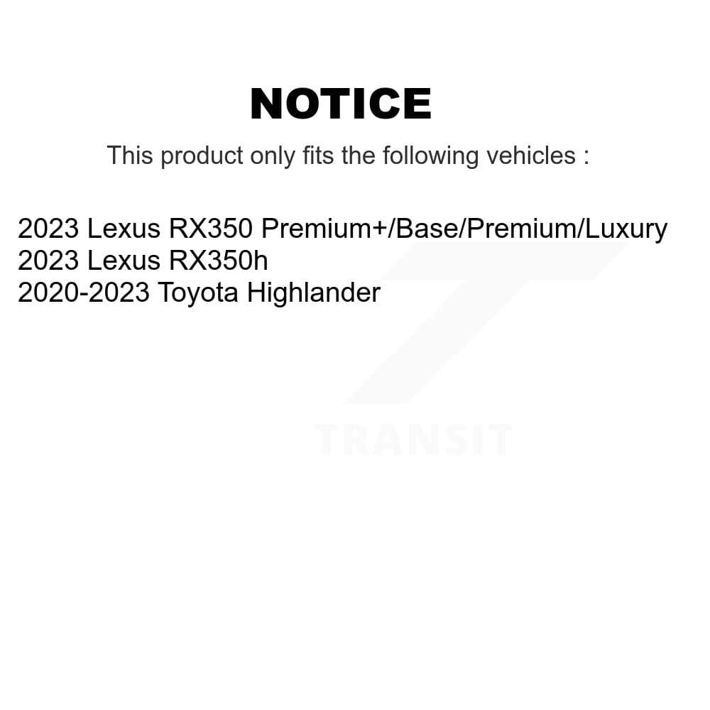 CMX - K8-102612 - Front Disc Brake Rotor Kits image 13