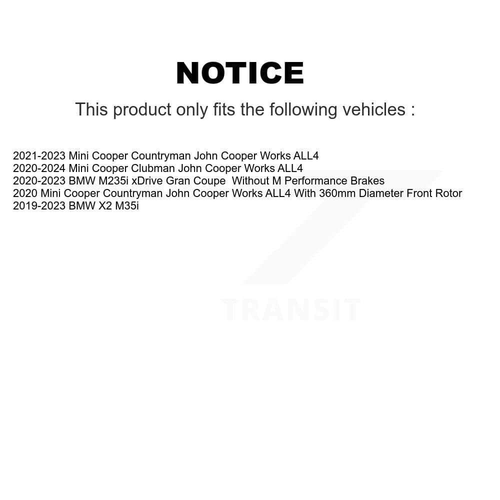CMX - K8-102672 - Front and Rear Disc Brake Rotor Kits image 13