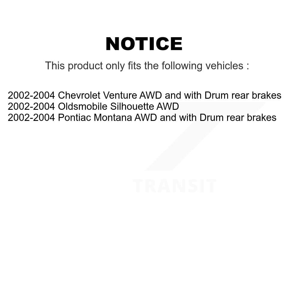 Transit Auto - K8A-100118 - Front and Rear Disc Brake Kits image 19