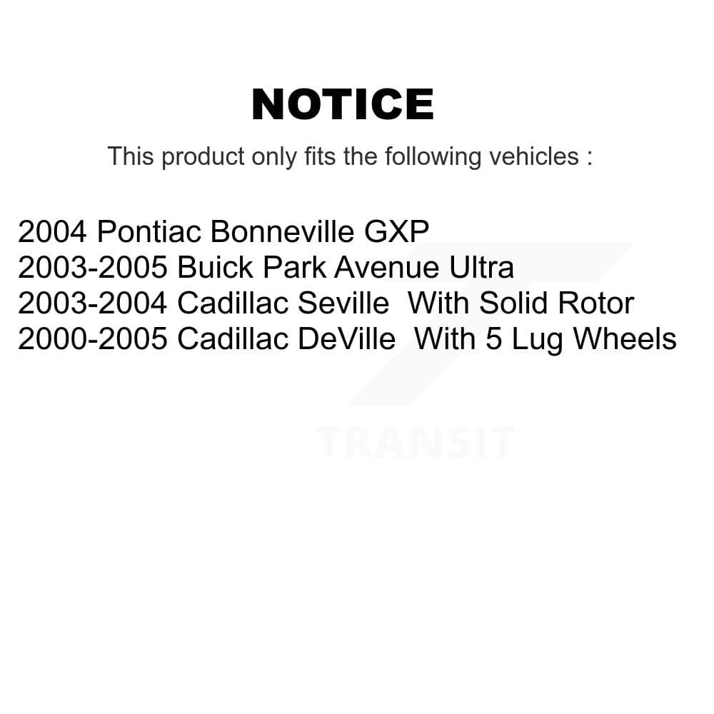 Transit Auto - K8A-100739 - Rear Disc Brake Kits image 19