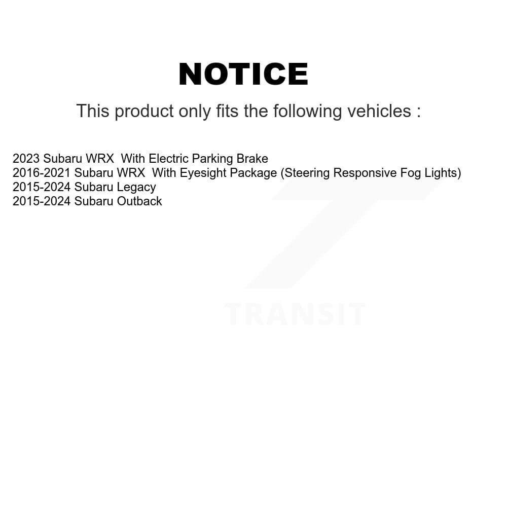 Transit Auto - K8A-101214 - Rear Disc Brake Kits image 19