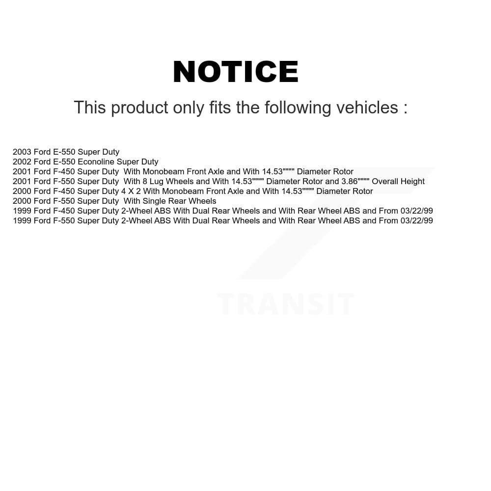 Transit Auto - K8A-101526 - Front and Rear Disc Brake Kits image 19