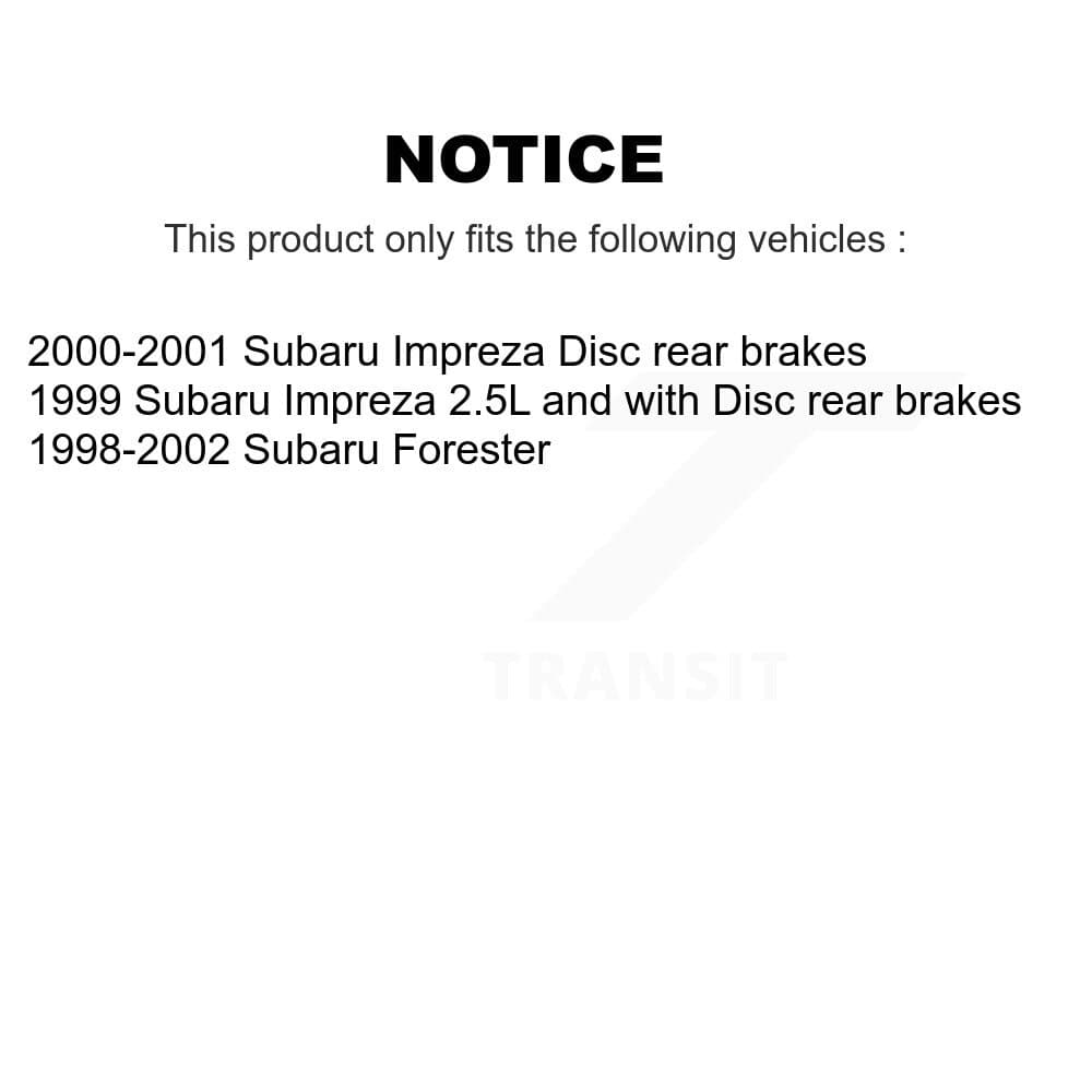 Transit Auto - K8A-102264 - Front and Rear Disc Brake Kits image 19