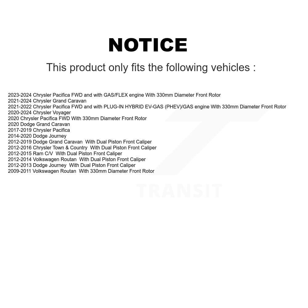 Transit Auto - K8A-103775 - Front Disc Brake Kits image 19