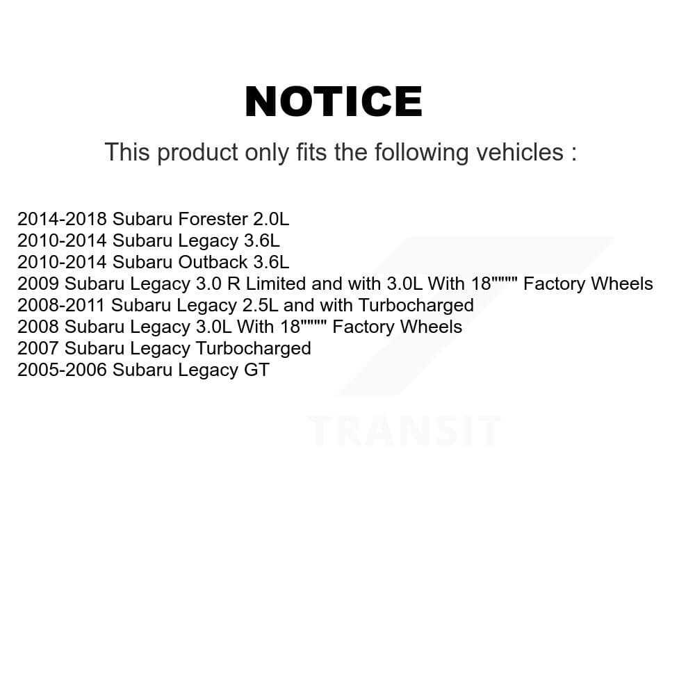 Transit Auto - K8A-103788 - Front Disc Brake Kits image 19