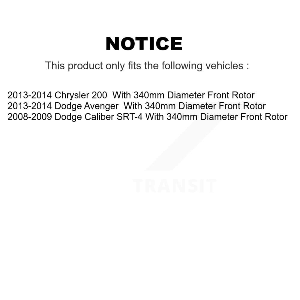 Transit Auto - K8A-104006 - Front Disc Brake Kits image 19