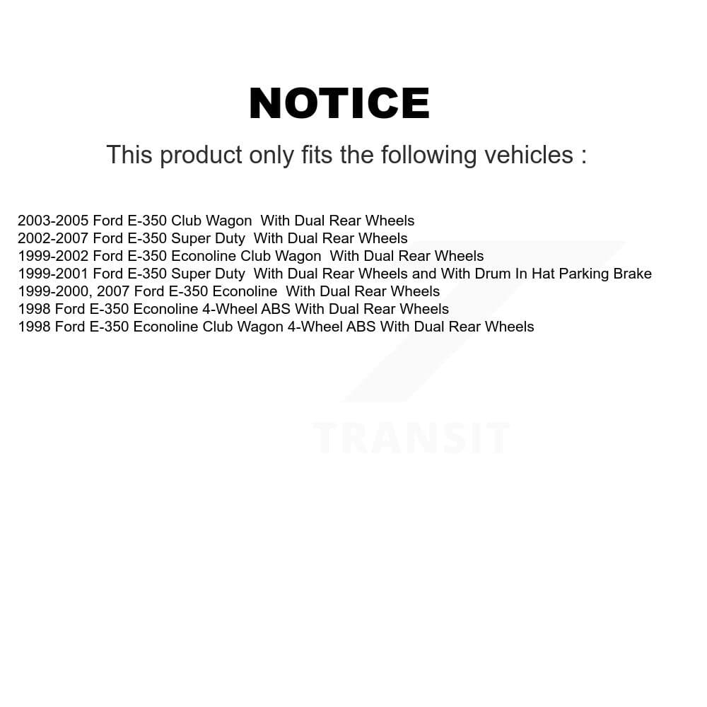 Transit Auto - K8A-105874 - Front and Rear Disc Brake Kits image 24