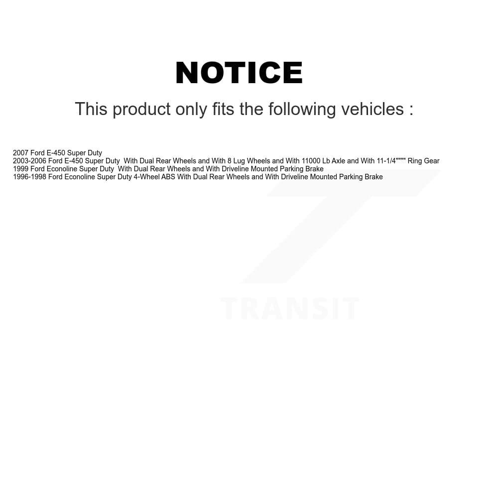 Transit Auto - K8A-105875 - Front and Rear Disc Brake Kits image 24