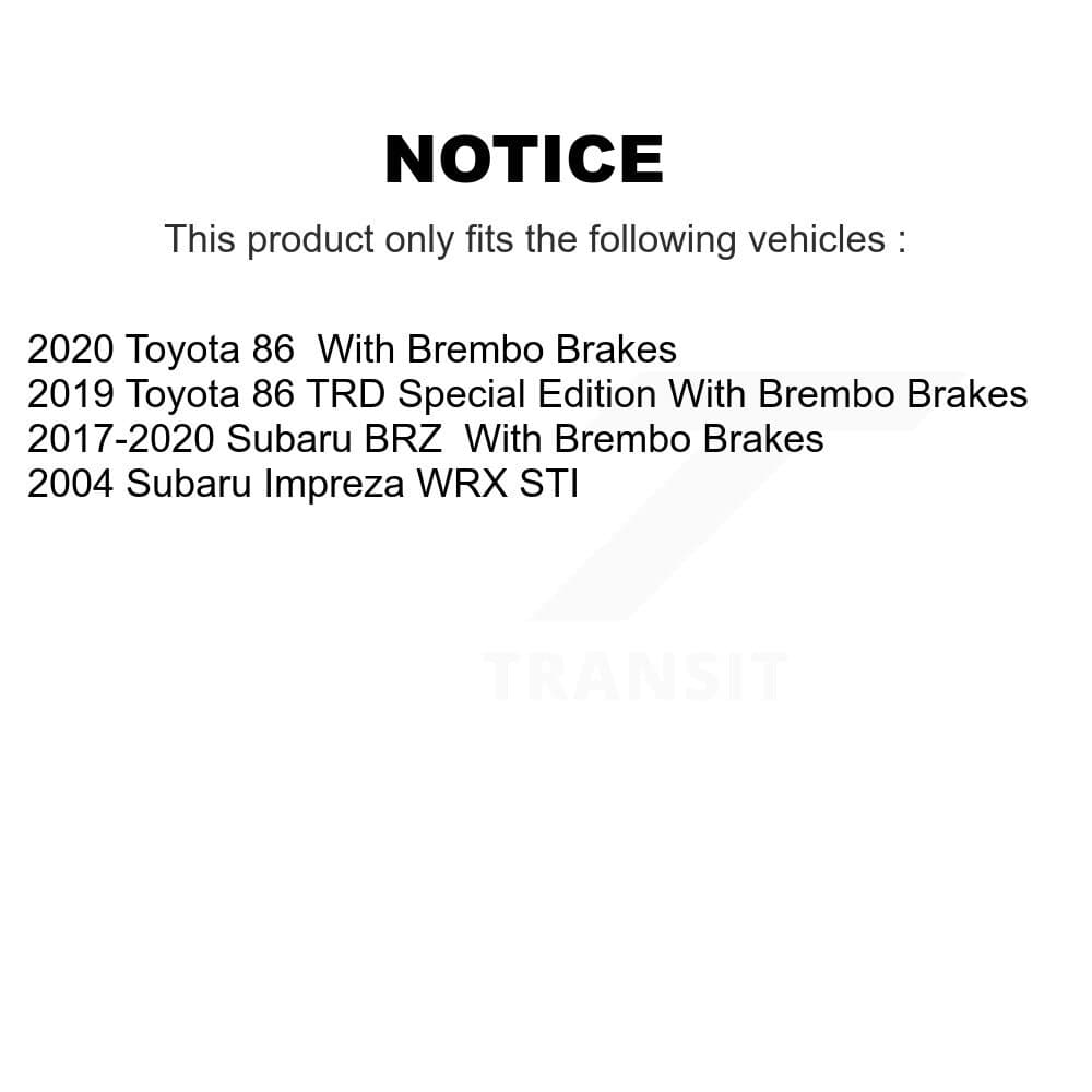 Transit Auto - K8A-107853 - Front Disc Brake Kits image 19