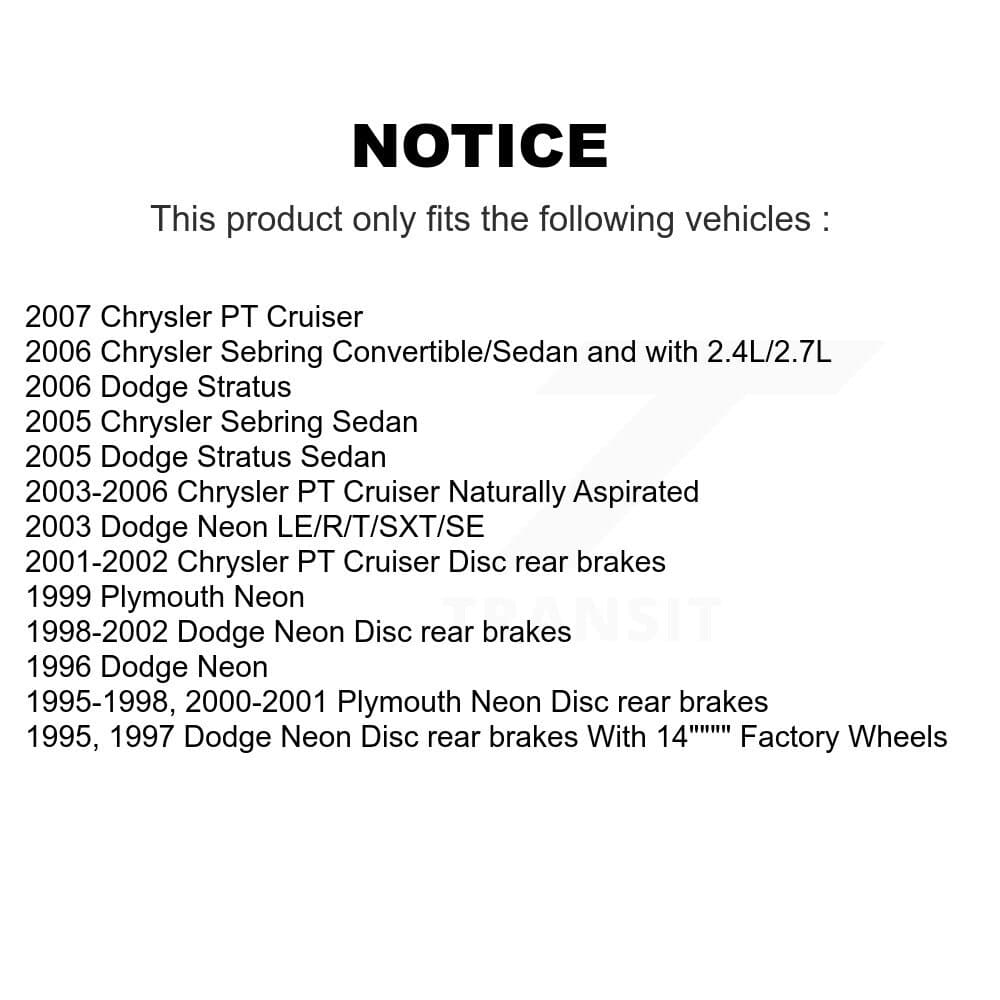 Transit Auto - K8A-108339 - Rear Disc Brake Kits image 19