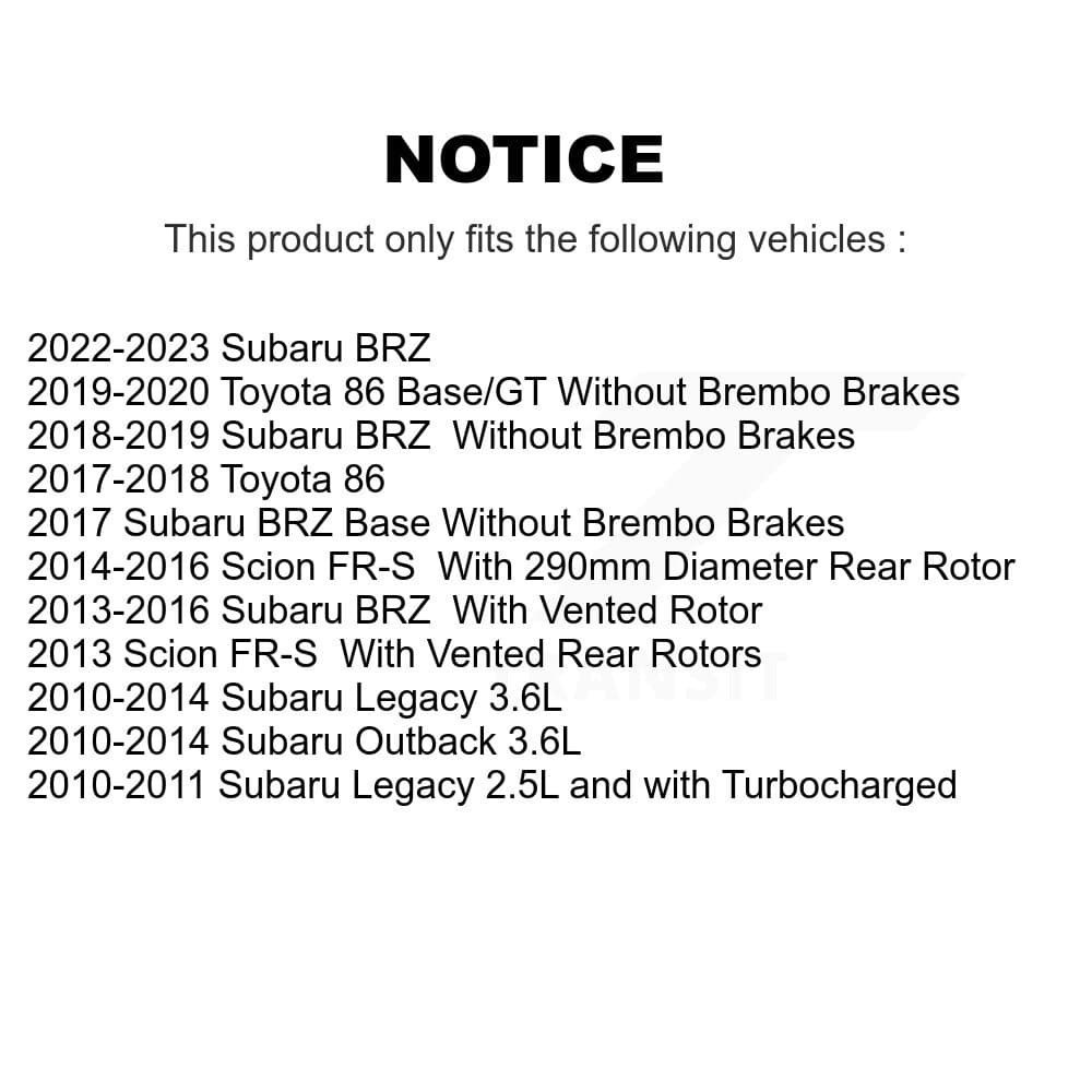 CMX - K8C-102028 - Rear Disc Brake Kits image 19