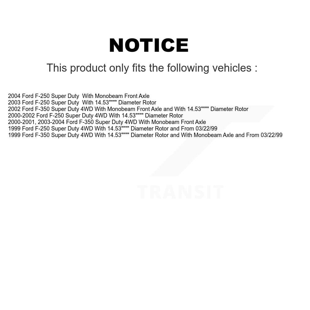 Transit Auto - K8F-100122 - Front Disc Brake Kits image 19