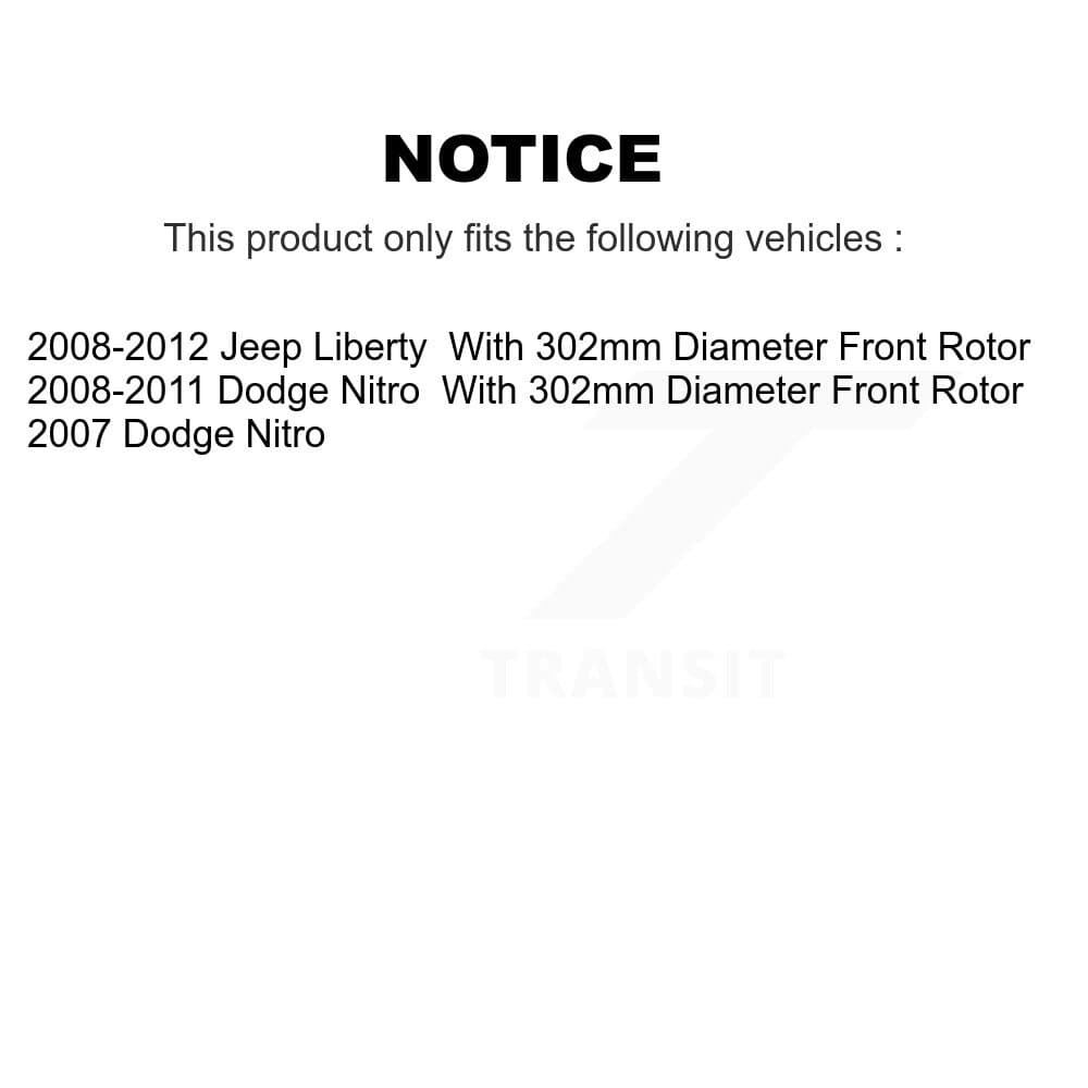 Transit Auto - K8F-100226 - Front Disc Brake Kits image 19