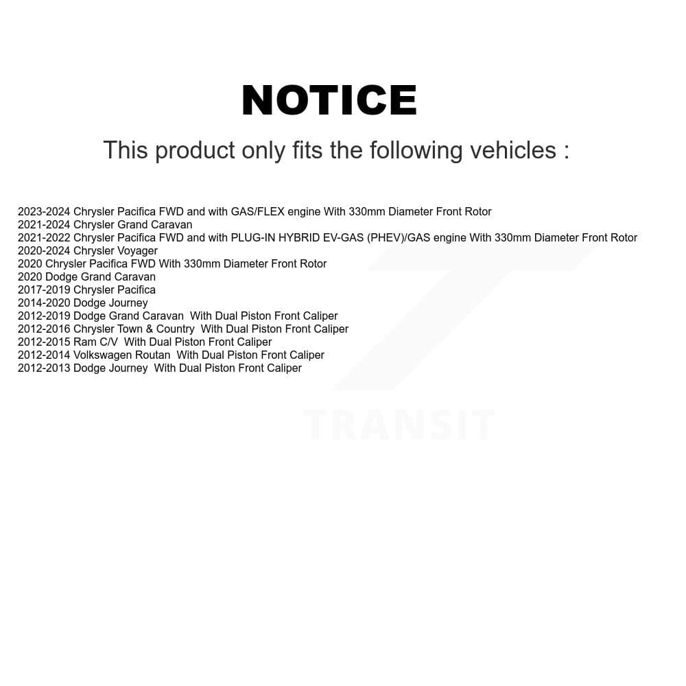 Transit Auto - K8F-100239 - Front Disc Brake Kits image 19