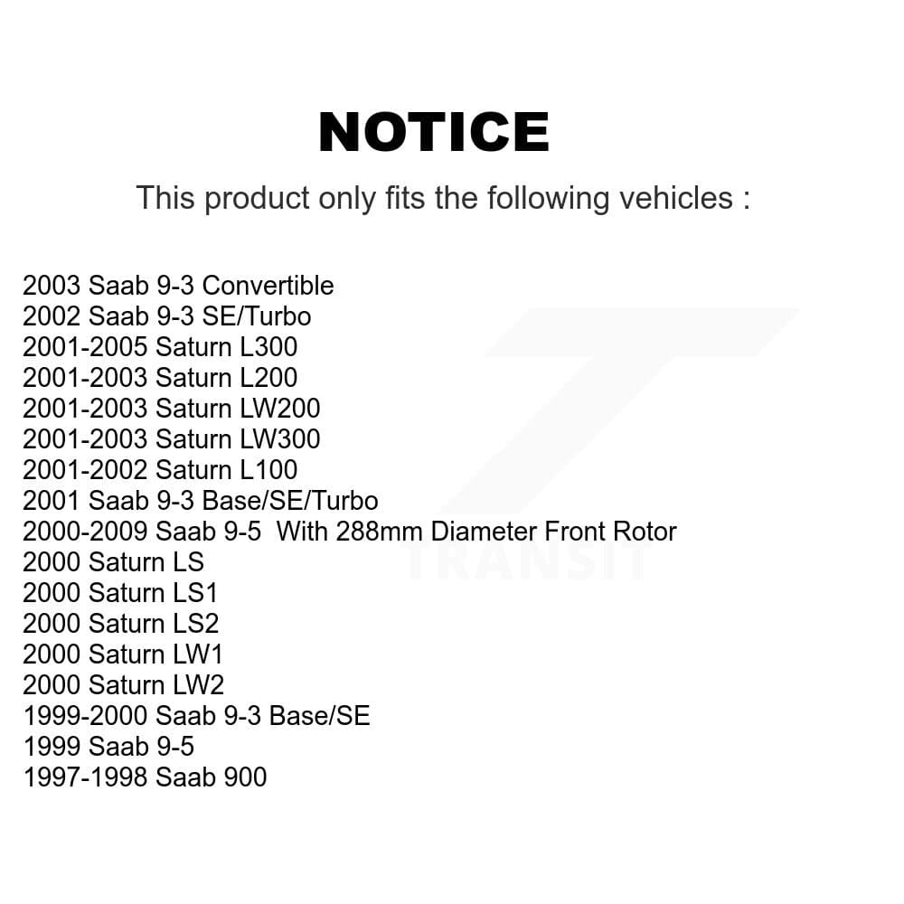 Transit Auto - K8F-100306 - Front Disc Brake Kits image 19