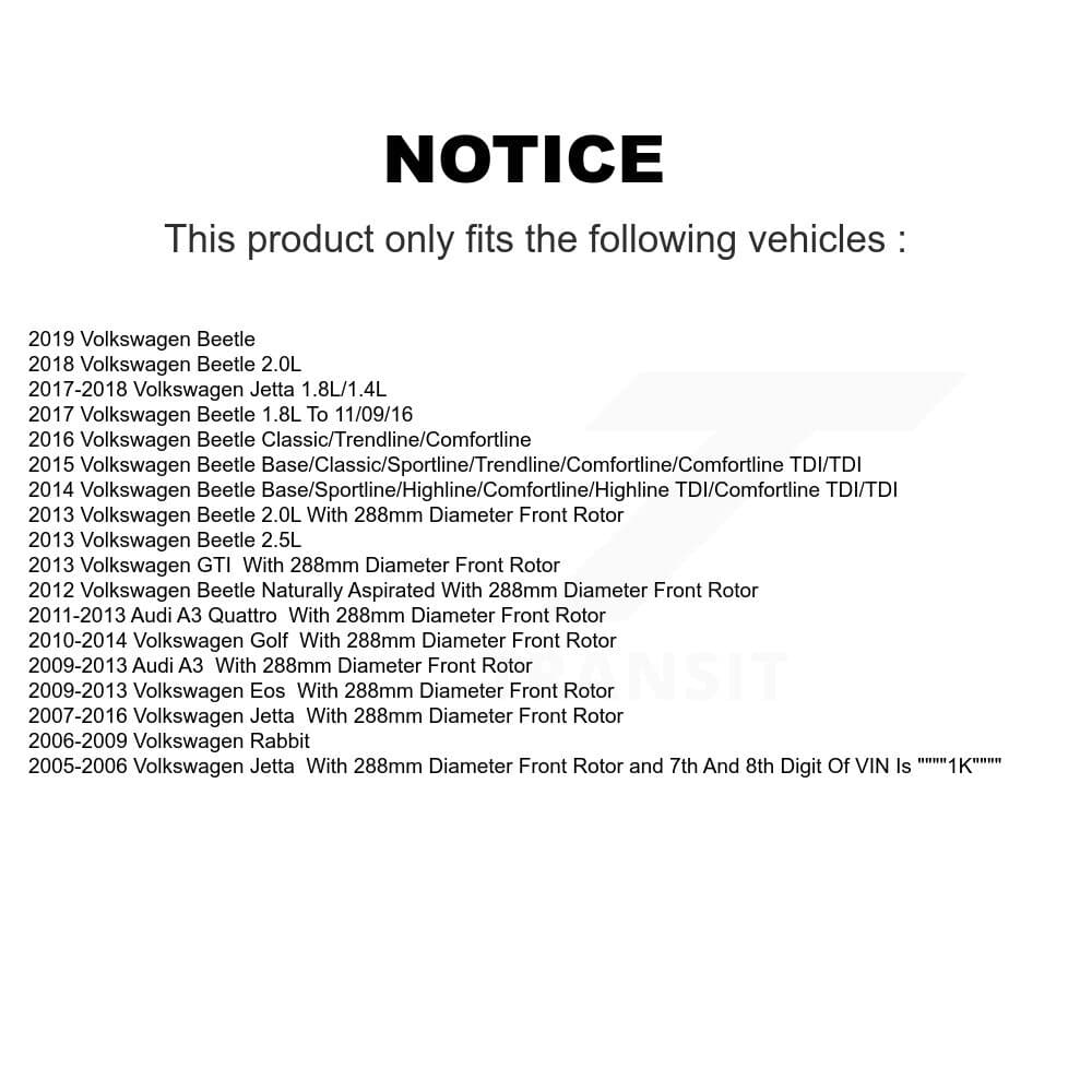 Transit Auto - K8F-100447 - Front Disc Brake Kits image 19