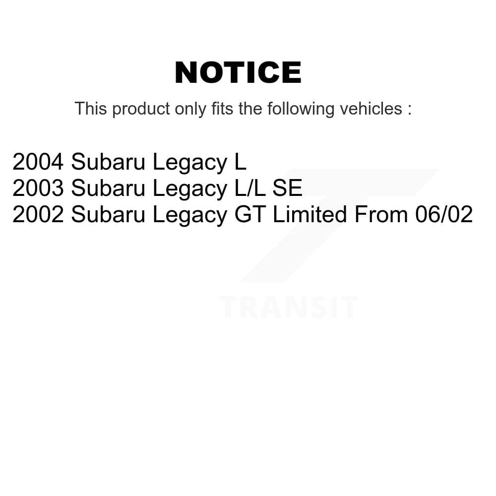Transit Auto - K8F-101043 - Front and Rear Disc Brake Kits image 19