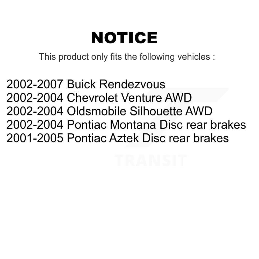 Transit Auto - K8F-101522 - Rear Disc Brake Kits image 19