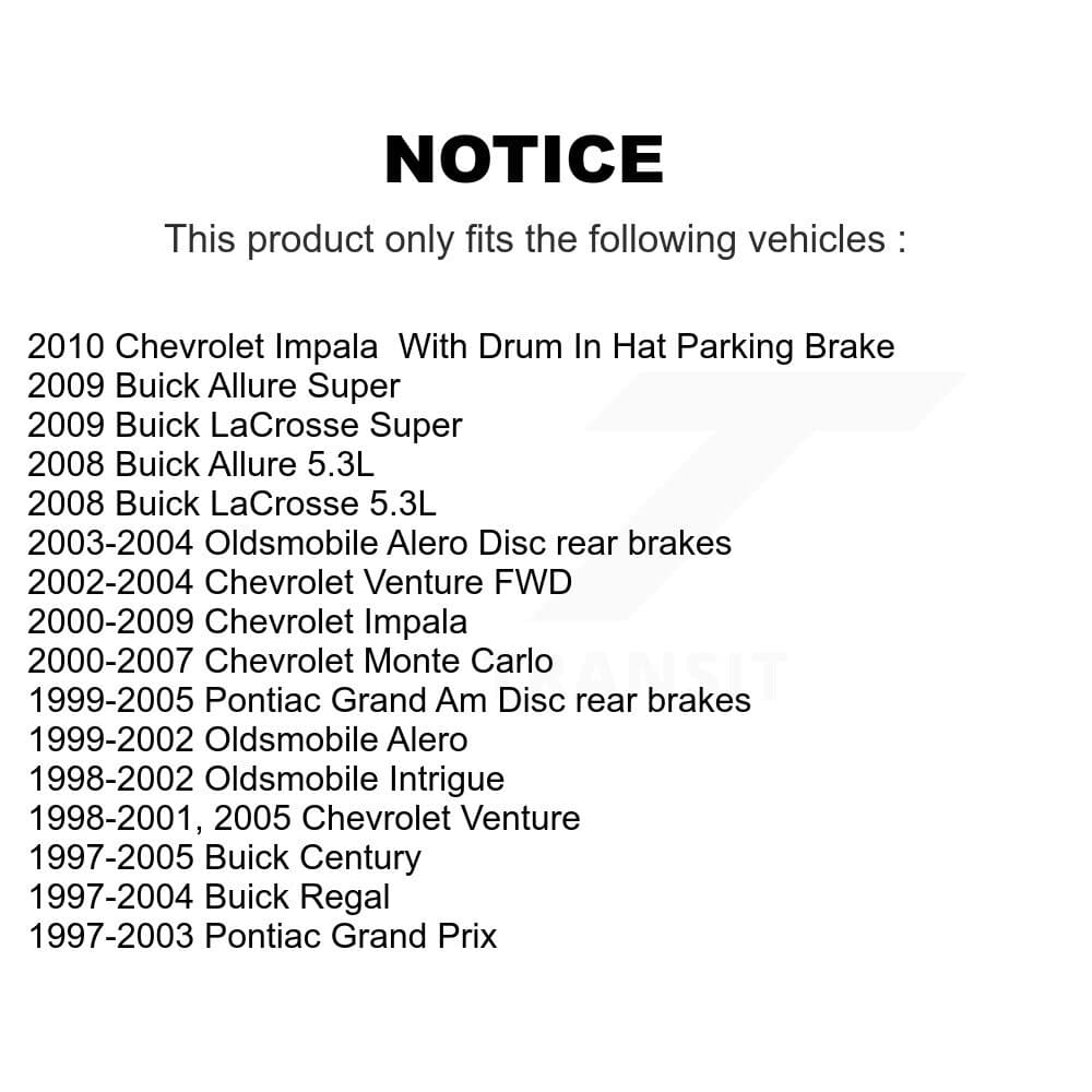 Transit Auto - K8F-101537 - Rear Disc Brake Kits image 19