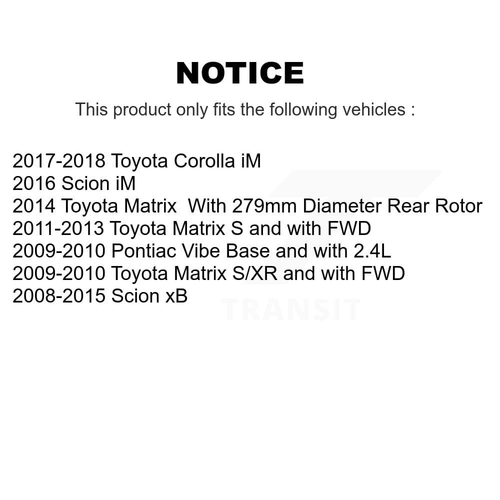 Transit Auto - K8F-101874 - Rear Disc Brake Kits image 19