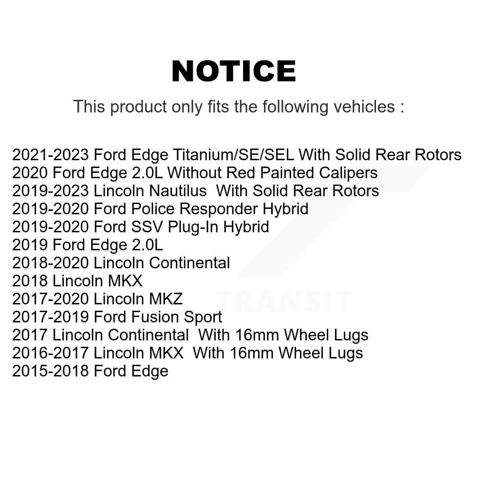 Transit Auto - K8F-101976 - Rear Disc Brake Kits image 19