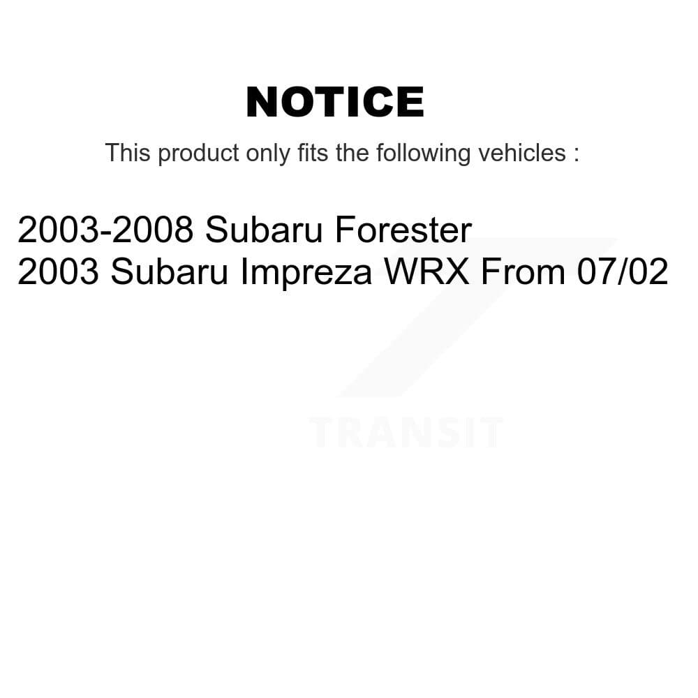 Transit Auto - K8F-102476 - Front and Rear Disc Brake Kits image 19