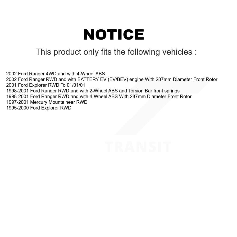 Transit Auto - K8F-102957 - Front and Rear Disc Brake Kits image 24