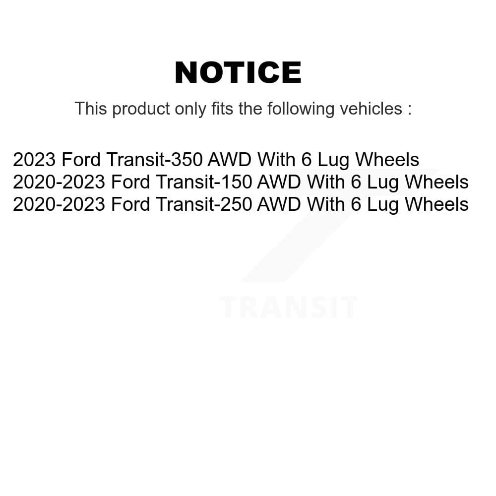 Transit Auto - K8F-104159 - Front and Rear Disc Brake Kits image 19
