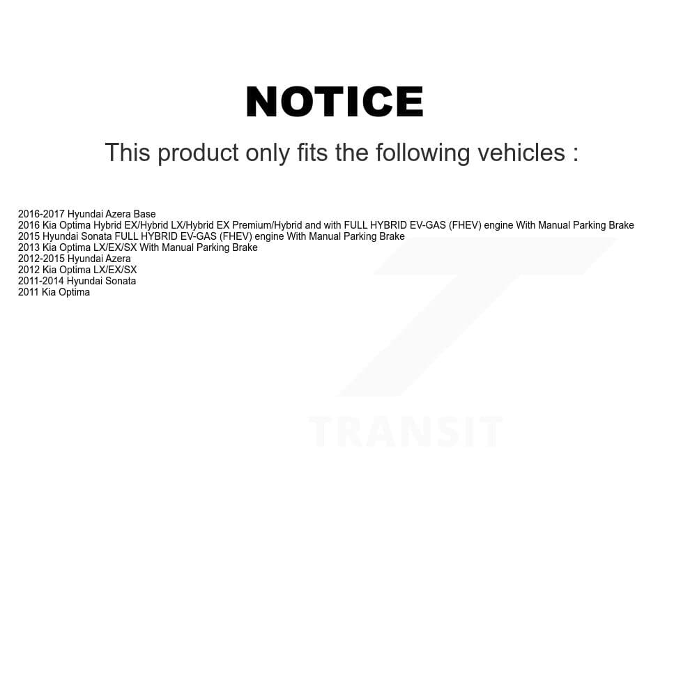 Transit Auto - K8F-104758 - Rear Disc Brake Kits image 19