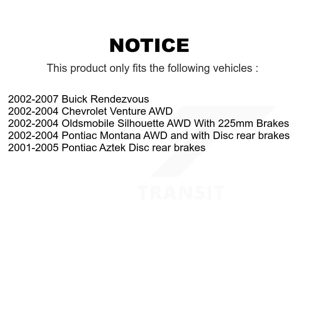 Transit Auto - K8F-105068 - Rear Disc Brake Kits image 19