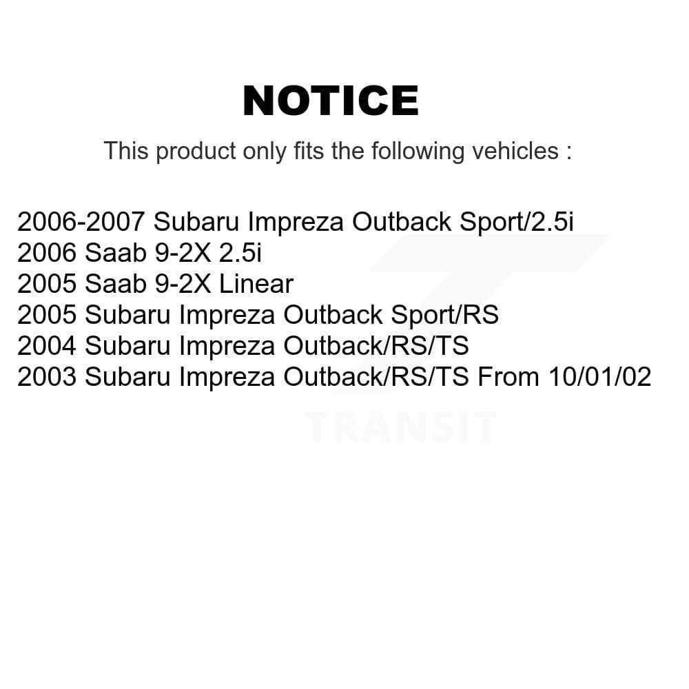 Transit Auto - K8S-101077 - Front and Rear Disc Brake Kits image 19