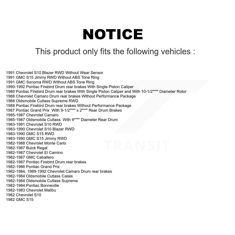 Transit Auto - K8S-102177 - Front and Rear Disc Brake Kits image 19