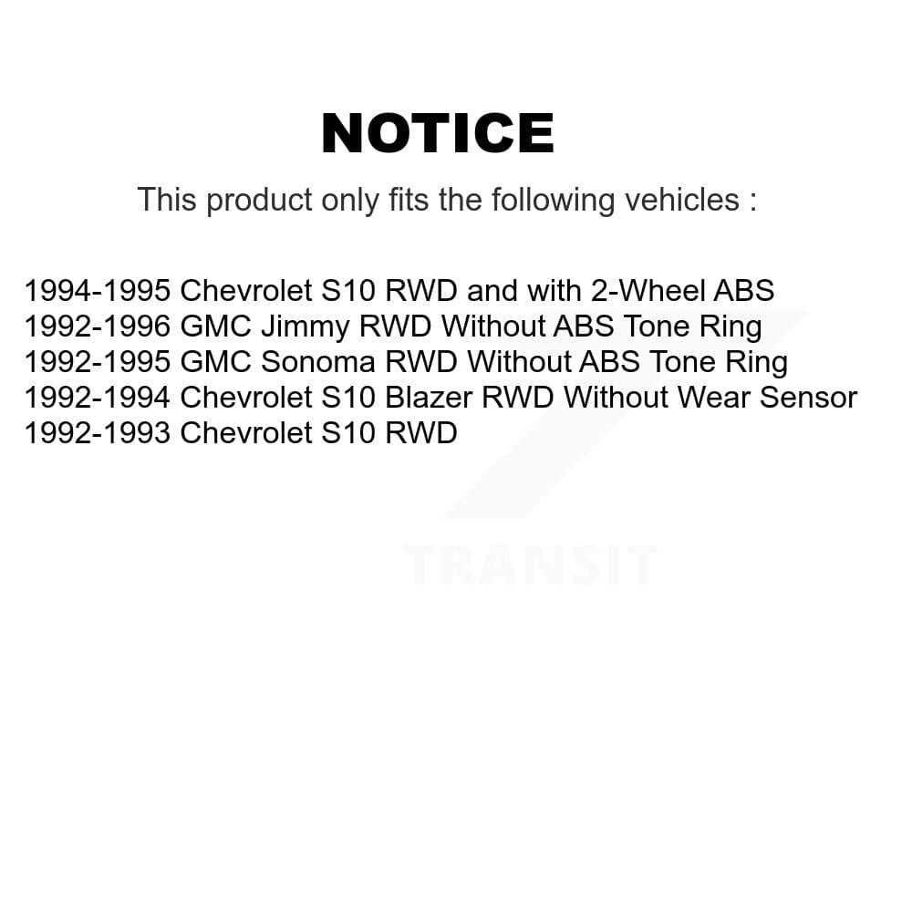 Transit Auto - K8S-102178 - Front and Rear Disc Brake Kits image 19