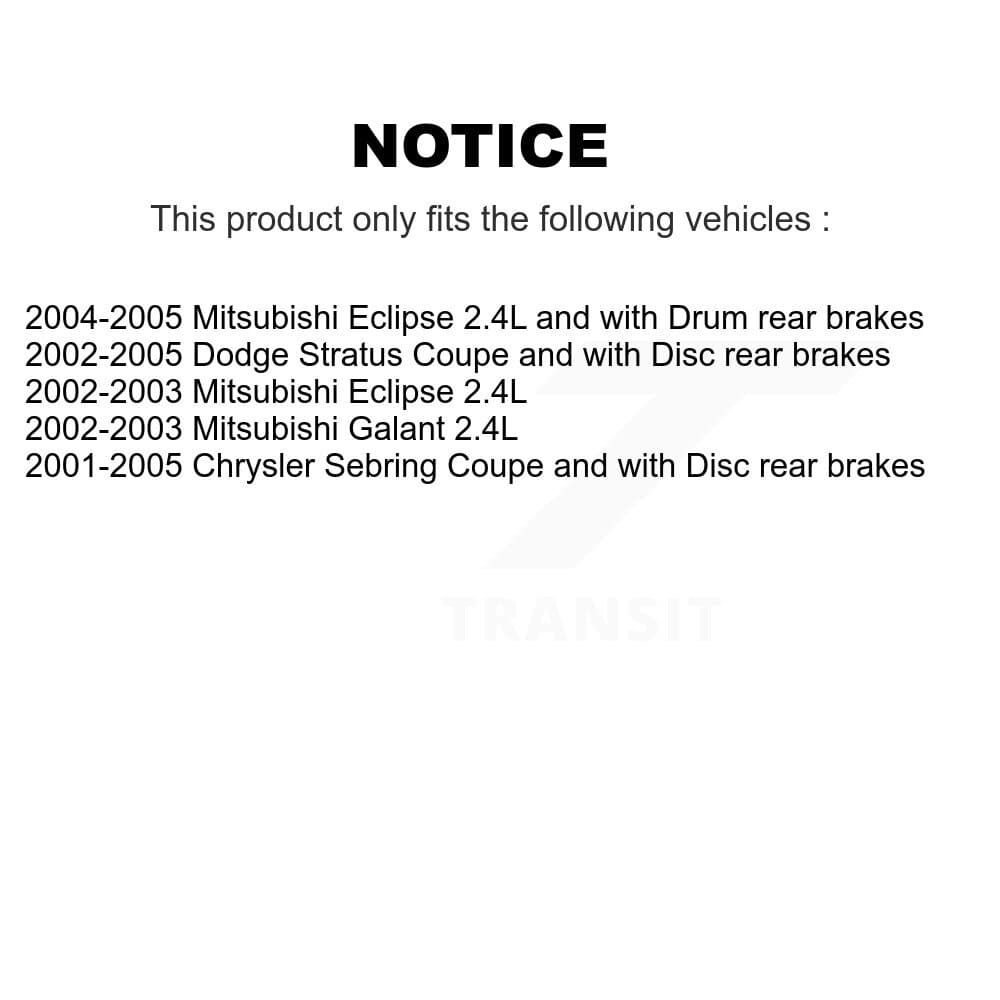 Transit Auto - K8S-103368 - Front and Rear Disc Brake Kits image 19