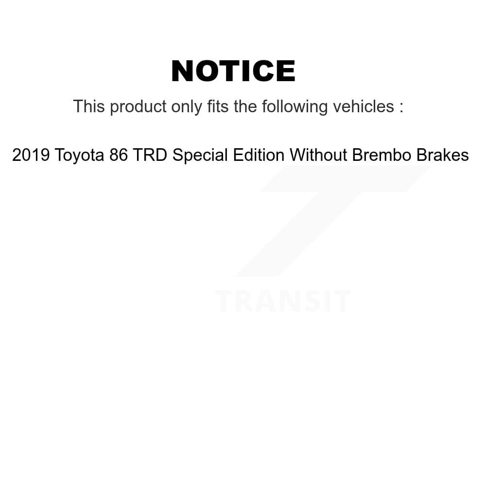 Transit Auto - K8S-103800 - Front and Rear Disc Brake Kits image 19